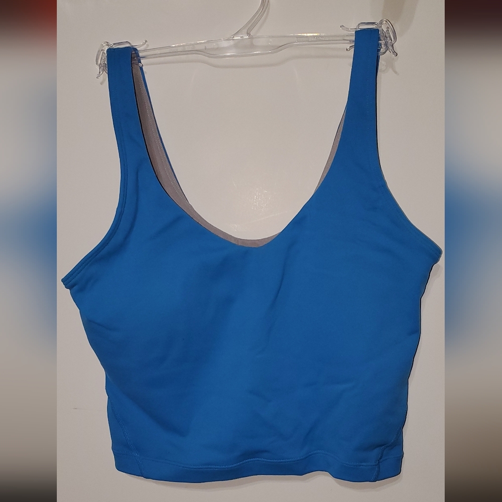 Small light Blue crop sports bra G brand